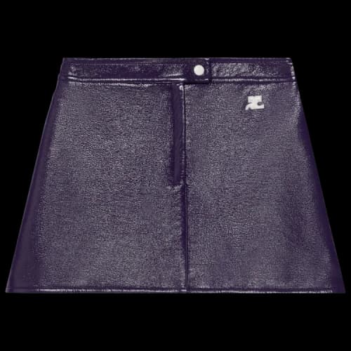 Courrèges Vinyl Reedition Skirt 'Purple'