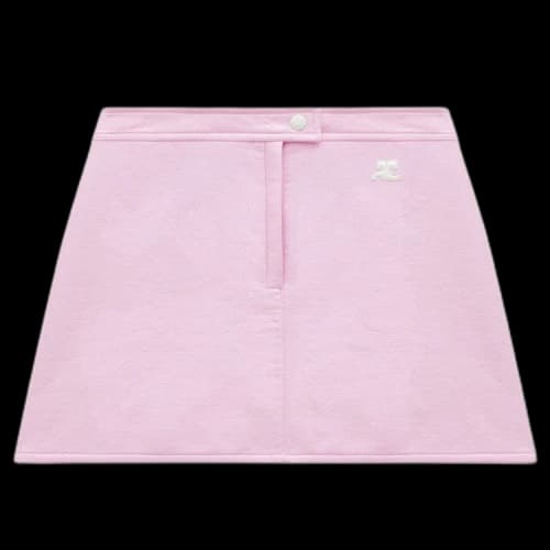 Courrèges Vinyl Reedition Skirt 'Rose'