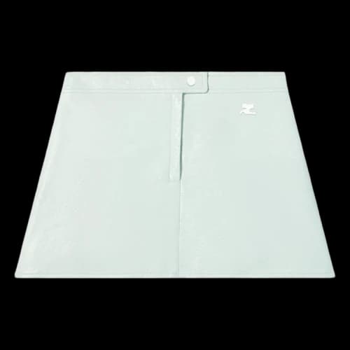 Courrèges Vinyle Re-Edition Skirt 'Light Mint'