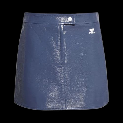 Courrèges Vinyl Reedition Skirt 'Dusk Blue'