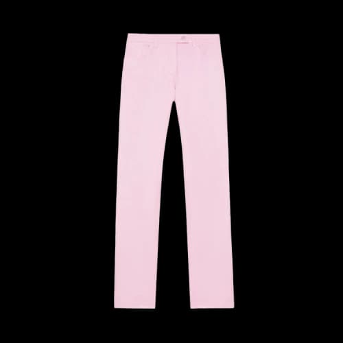 Courrèges 5 Pocket Vinyl Straight Pants 'Pink'