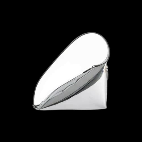 Courrèges Baby Shark Mirror Bag 'Silver'