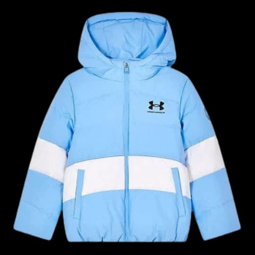 (GS) Under Armour Winter Puffer Jacket 'Sky Blue White'