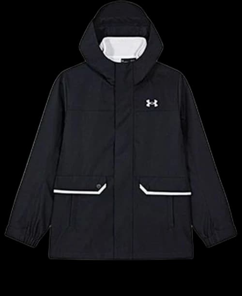 (GS) Under Armour Windproof Jacket 'Black White'