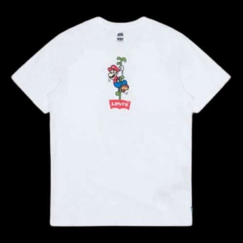 To Be Defined Levis X SUPER MARIO Crossover Short Sleeve White