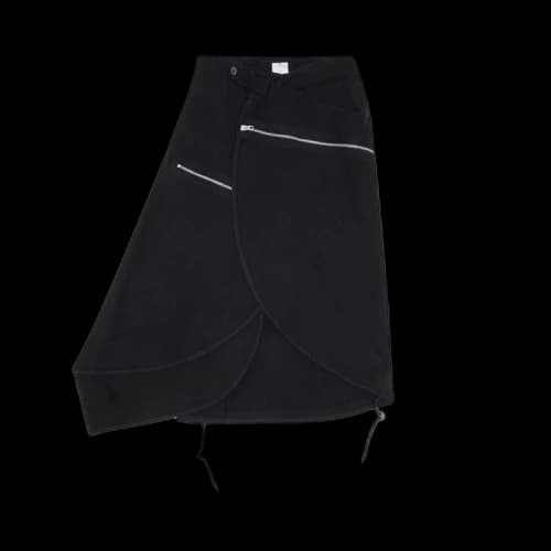 Courrèges Modular Long Skirt 'Black'