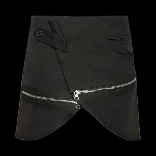 Courrèges Mini Skirt 'Mud Brown'