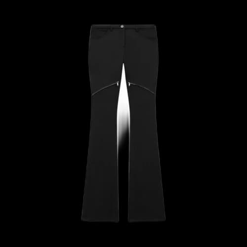 Courrèges Ellipse Zipped Twill Pants 'Black'