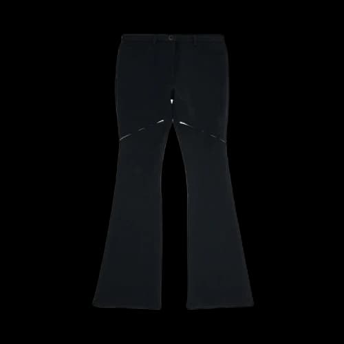 Courrèges Ellipse Zipped Twill Pants 'Black'