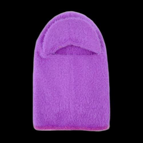 Jacquemus Casquette La Cagoule Fluffy Balaclava 'Purple'