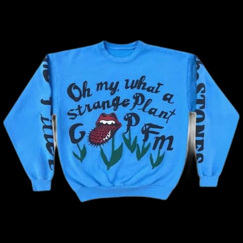 Cactus Plant Flea Market Rolling Stones No Filter Tour Sweatshirt 'Blue'