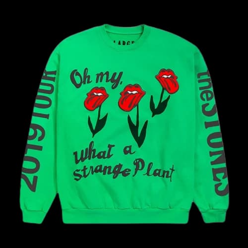 Cactus Plant Flea Market Rolling Stones No Filter Tour Sweatshirt 'Green'