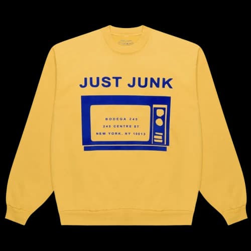 Cactus Plant Flea Market x Tremaine Emory Just Junk Sweatshirt 'Yellow'