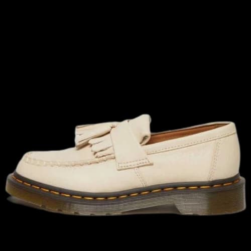 Dr.Martens Adrian Virginia Leather Tassel Loafers 'Parchment Beige' (Women's)