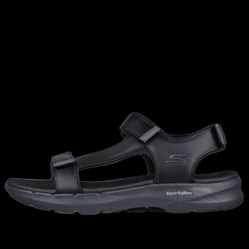 Skechers Go Walk 6 Sandal 'Black Grey'