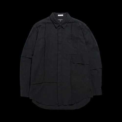 Engineered Garments Combo Short Collar Shirt 'Black'