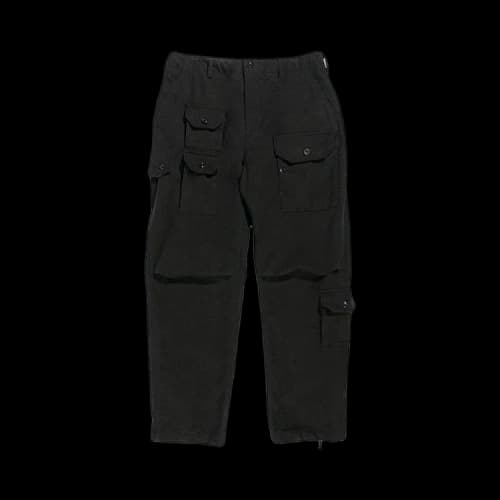 Engineered Garments Cotton Moleskin Flight Pants 'Black'