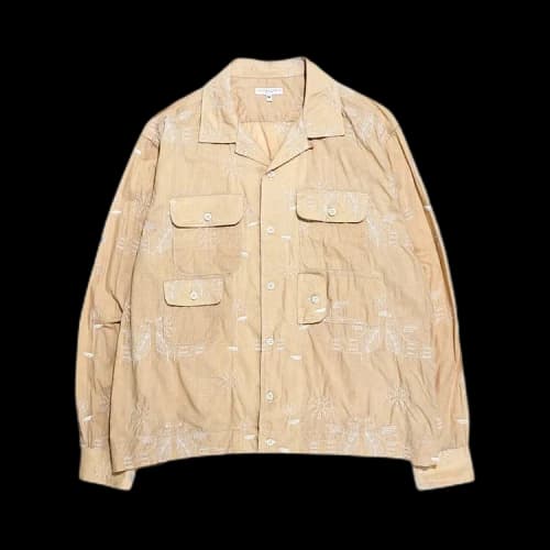 Engineered Garments Graphic Print Shirt 'Khaki'