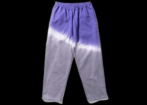 SOULGOODS Tie Dye Sweatpants Purple Stone