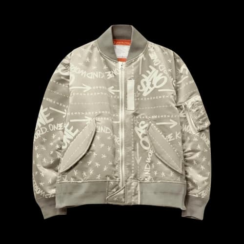 Sacai Eric Haze Bandana Print Blouson 'Khaki'
