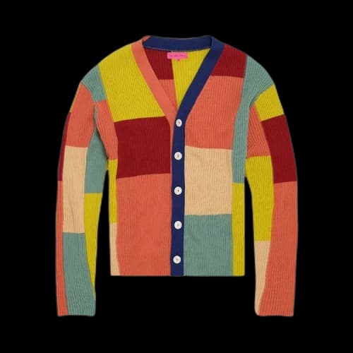 The Elder Statesman Batch Block Cardigan 'Multicolor'