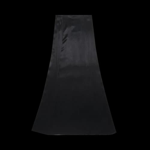 Ann Demeulemeester Zita Long A Line Liquid Viscose Skirt 'Black'