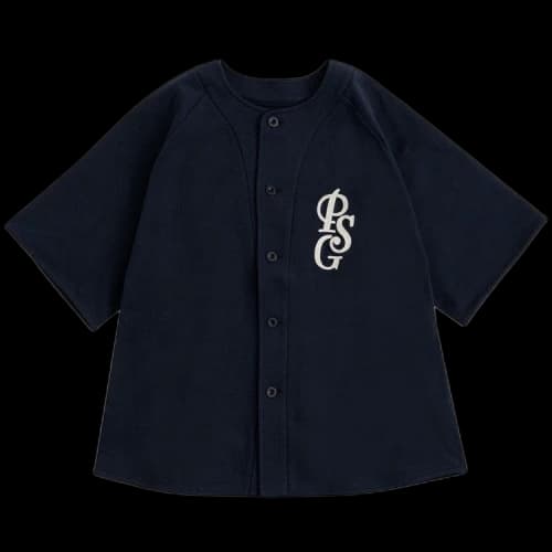 Paris Saint-Germain x EDIFICE Embroidered Collared Kanoko Shirt 'Navy'