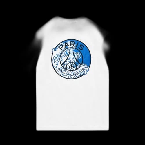 Paris Saint-Germain x EDIFICE Japan T-Shirt 'White/Blue'