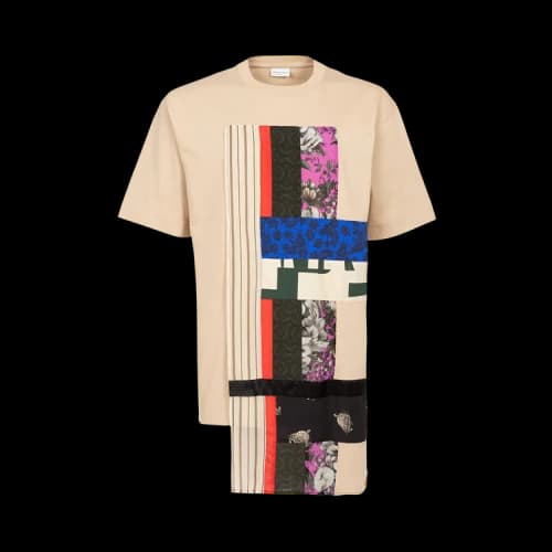 Dries Van Noten Heltz Patch T-Shirt 'Sand'
