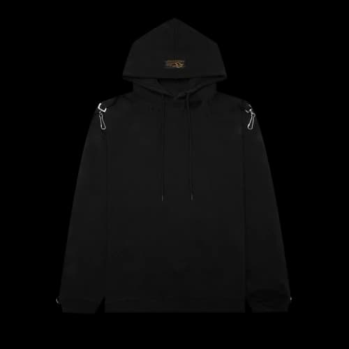 Raf Simons Washed Fit Hoodie 'Black'
