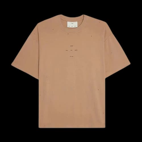 Song for the Mute Logo Oversized Tee 'Tan'