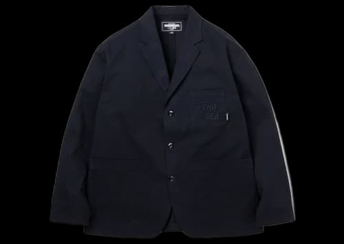 Neighborhood x Wind and Sea 3 Button Jacket Black