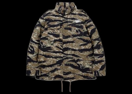 Neighborhood x Wind and Sea Camouflage M-65 Jacket Black