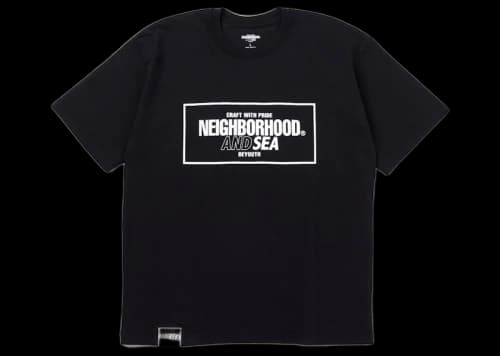 Neighborhood x Wind and Sea S/S Tee (SS23) Black