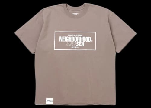 Neighborhood x Wind and Sea S/S Tee (SS23) Brown
