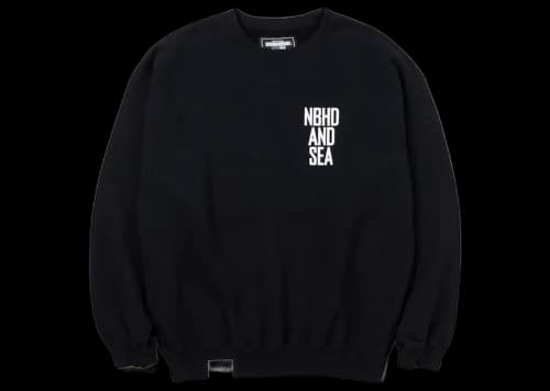 Neighborhood x Wind and Sea L/S Sweatshirt Black