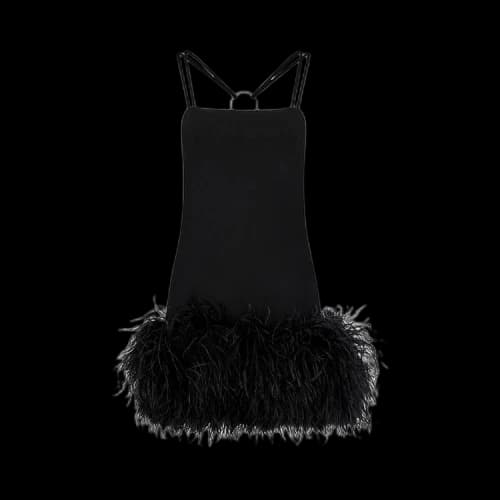 The Attico Fujiko Mini Dress 'Black'