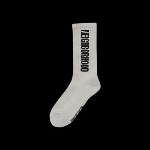Neighborhood CI Logo Socks 'Grey'
