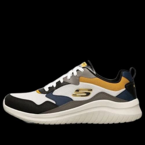 Skechers Ultra Flex 2.0 Low-Top Running Shoes Black/Yellow/White