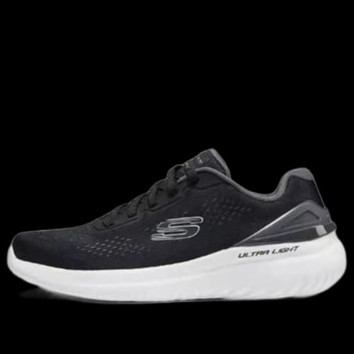 Skechers BOUNDER 2.0 Lace Up Running Shoes 'Black'