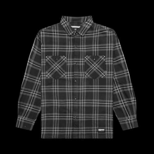 Neighborhood Tartan Check Long-Sleeve Shirt 'Black'