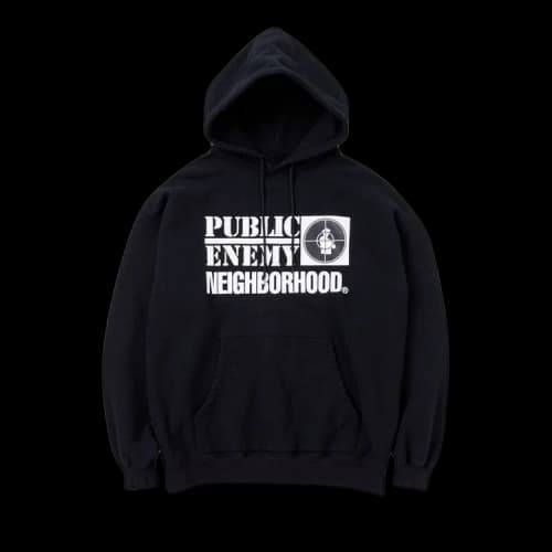Neighborhood x Public Enemy Hooded Sweatshirt 'Black'