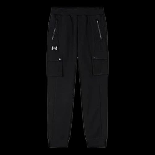 (GS) Under Armour Casual Woven Pants 'Black'