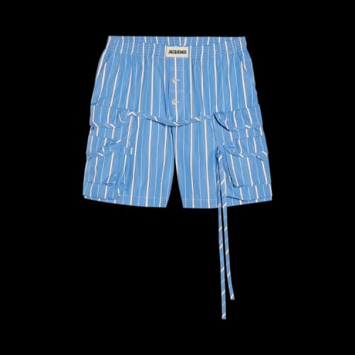 Jacquemus Le Short Trivela Blue Stripes