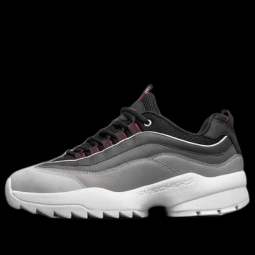 Skechers Tidao Running Shoes Black/Grey/White