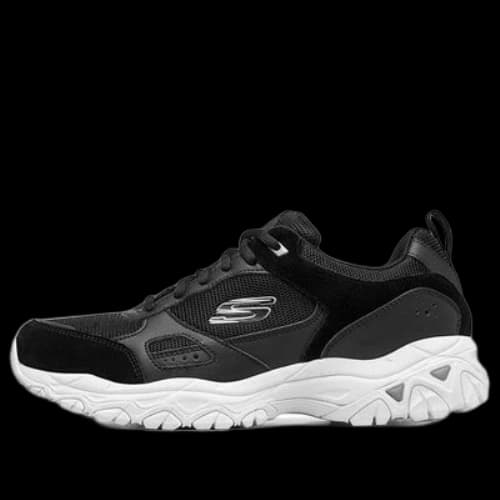 Skechers D'lites Running Shoes Black/Silver