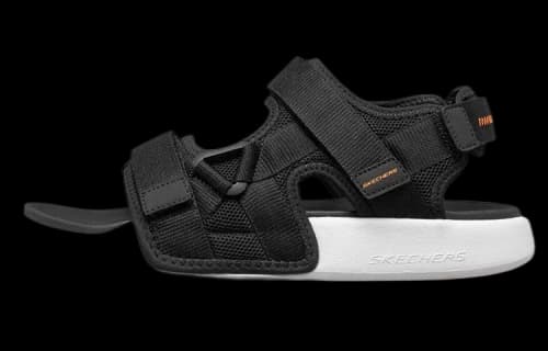 Skechers Gambix 2.0 Fashion Black Sandals 'Black White'