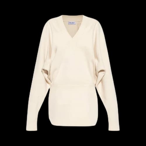 The Attico Gael Mini Dress 'Ivory'