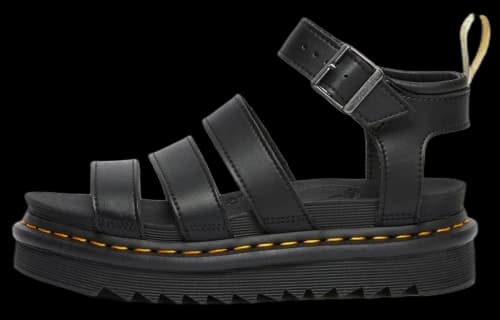 Dr. Martens Blaire Fashion Lihgt Platform Sandals Black (Women's)