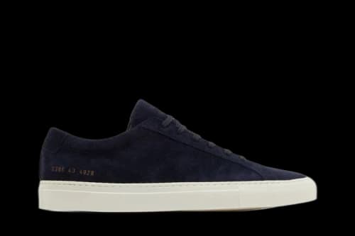 Common Projects Achilles 'Waxed Suede - Navy'